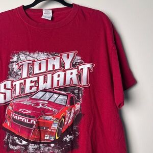 Gildan Heavy Cotton Tony Stewart Nascar Old Spice #14 Racing T-Shirt Large